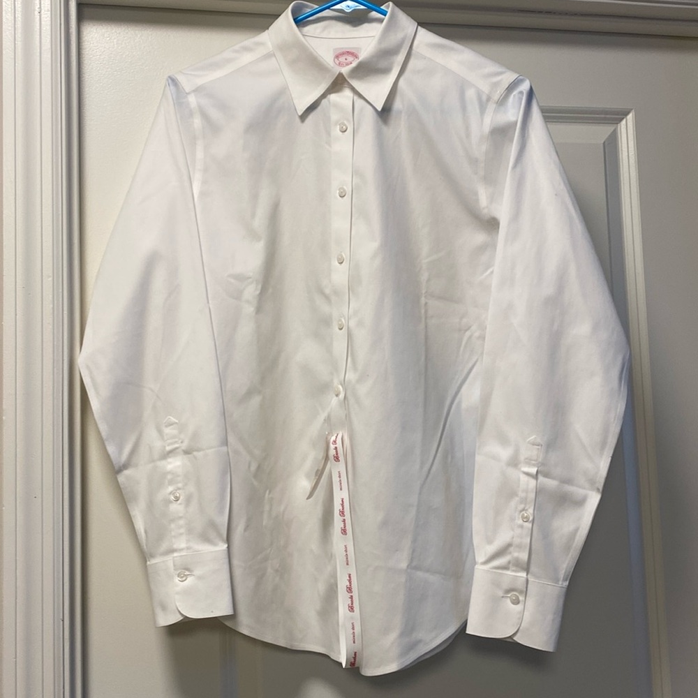 women's brooks brothers 1818 miracle shirt blouse
